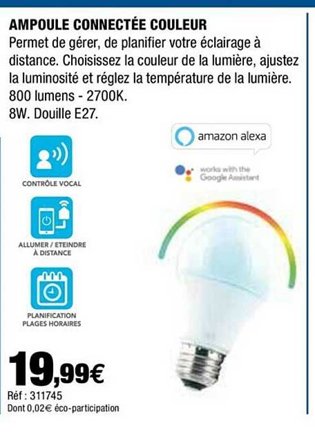 Promo Ampoule Connectee Couleur Chez Autobacs ICatalogue Fr