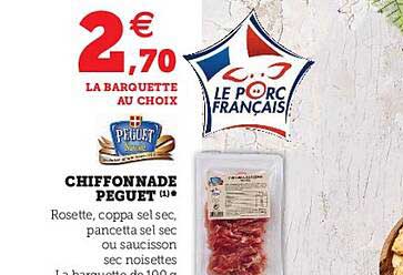 Promo Chiffonnade Peguet Chez Hyper U ICatalogue Fr