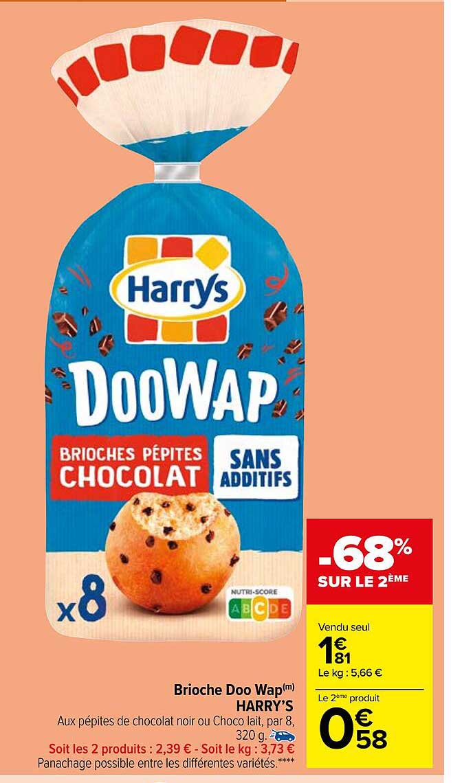 Promo Brioches Doo Wap Harry S Chez Carrefour Market ICatalogue Fr