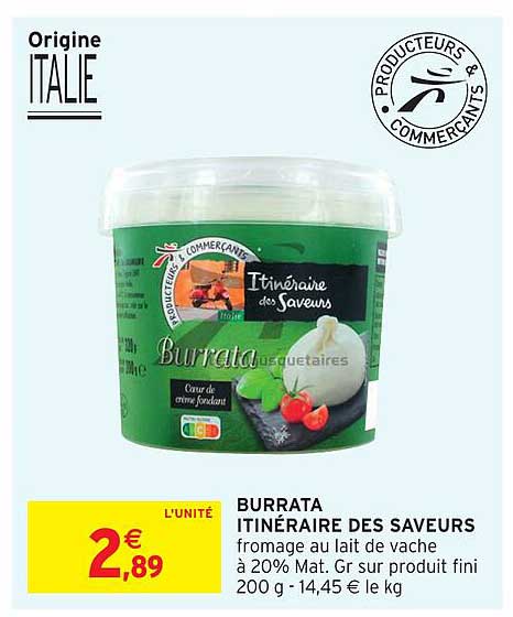 Offre Burrata Lovilio Chez Lidl