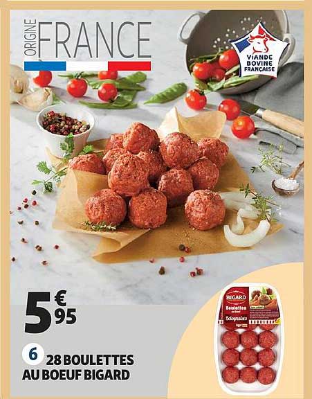 Promo Boulettes Au B Uf Bigard Chez Auchan Icatalogue Fr