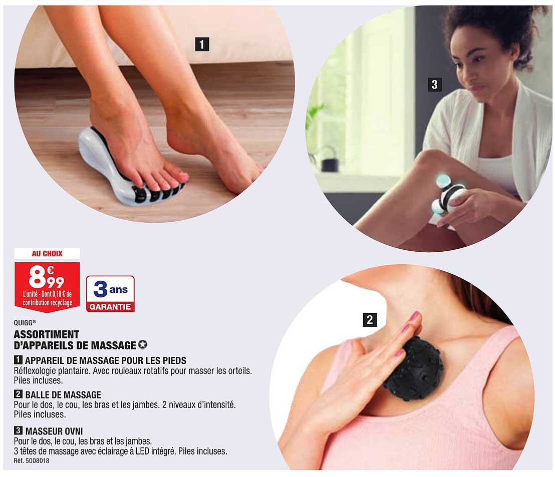 Promo Assortiment D Appareils De Massage Quigg Chez Aldi ICatalogue Fr