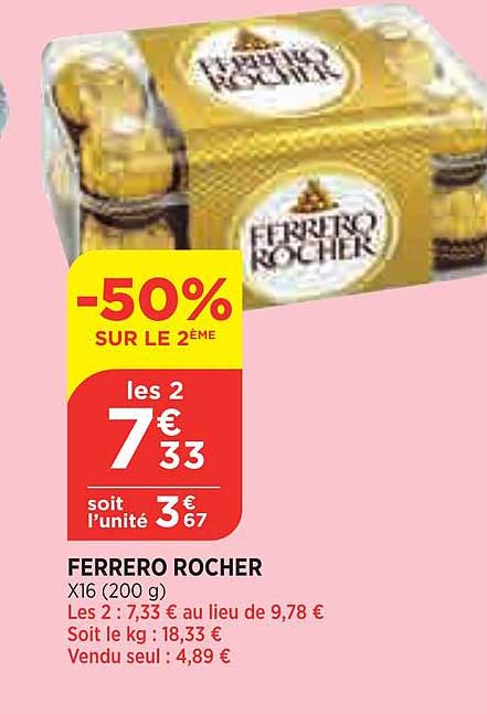 Promo Ferrero Rocher Chez Atac ICatalogue Fr