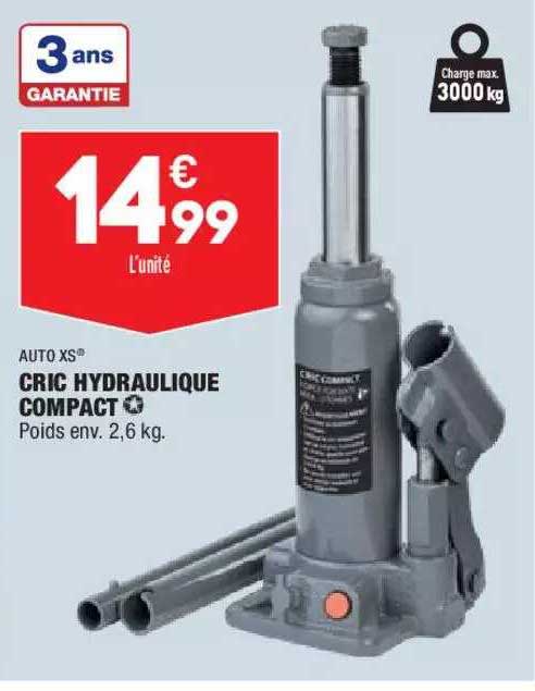 Promo Cric Hydraulique Compact Auto Xs Chez Aldi Icatalogue Fr