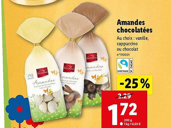 Promo Amandes Chocolat Es Chez Lidl Icatalogue Fr