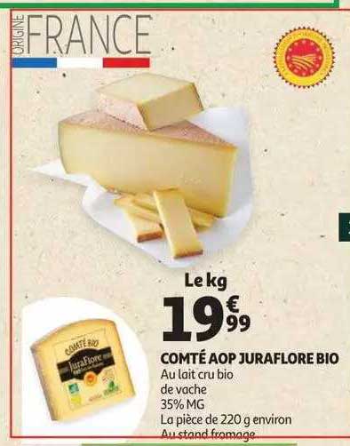 Offre Comt Aop Juraflore Bio Chez Auchan