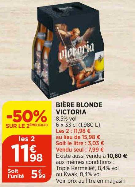 Promo Bi Re Blonde Victoria Chez Bi Icatalogue Fr