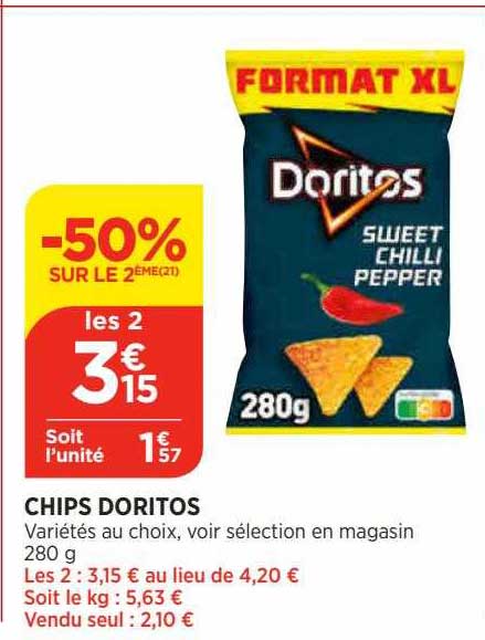 Promo Chips Doritos Chez Atac ICatalogue Fr