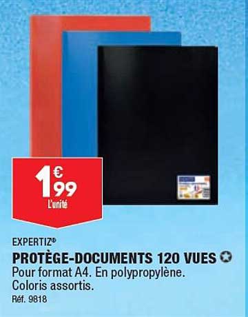 Promo Protège documents 120 Vues Expertiz chez Aldi iCatalogue fr