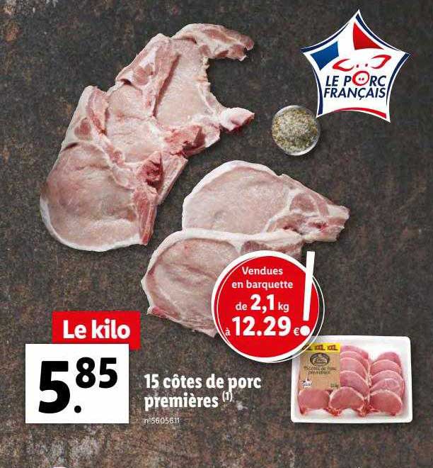 Promo C Tes De Porc Premi Res Chez Lidl Icatalogue Fr