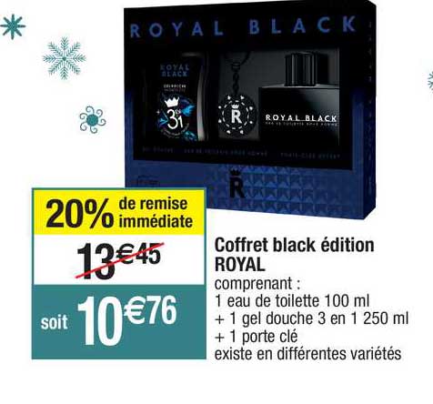 Promo Coffret Black édition Royal chez Migros France iCatalogue fr