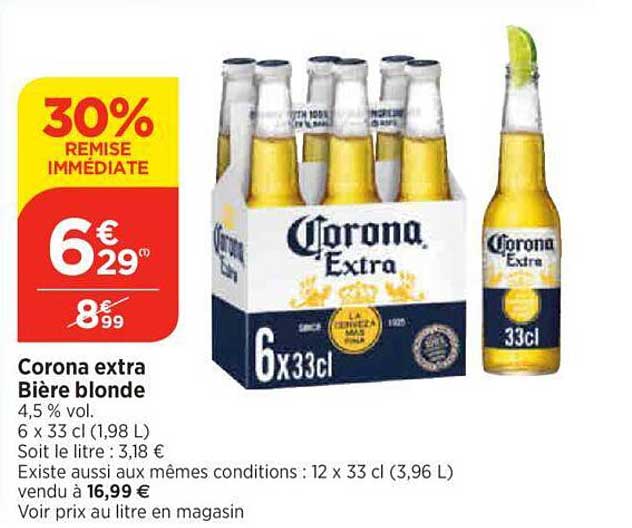 Promo Corona Extra Bière Blonde chez Atac iCatalogue fr