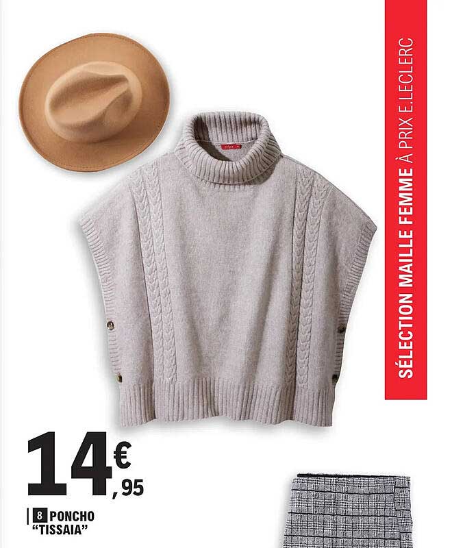 Promo Poncho Tissaia Chez E Leclerc Icatalogue Fr