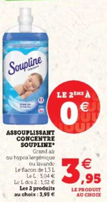 Promo Assouplissant Concentr Soupline Chez Hyper U Icatalogue Fr