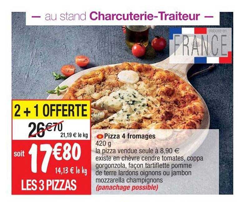 Promo Pizza Fromages Chez Cora Icatalogue Fr