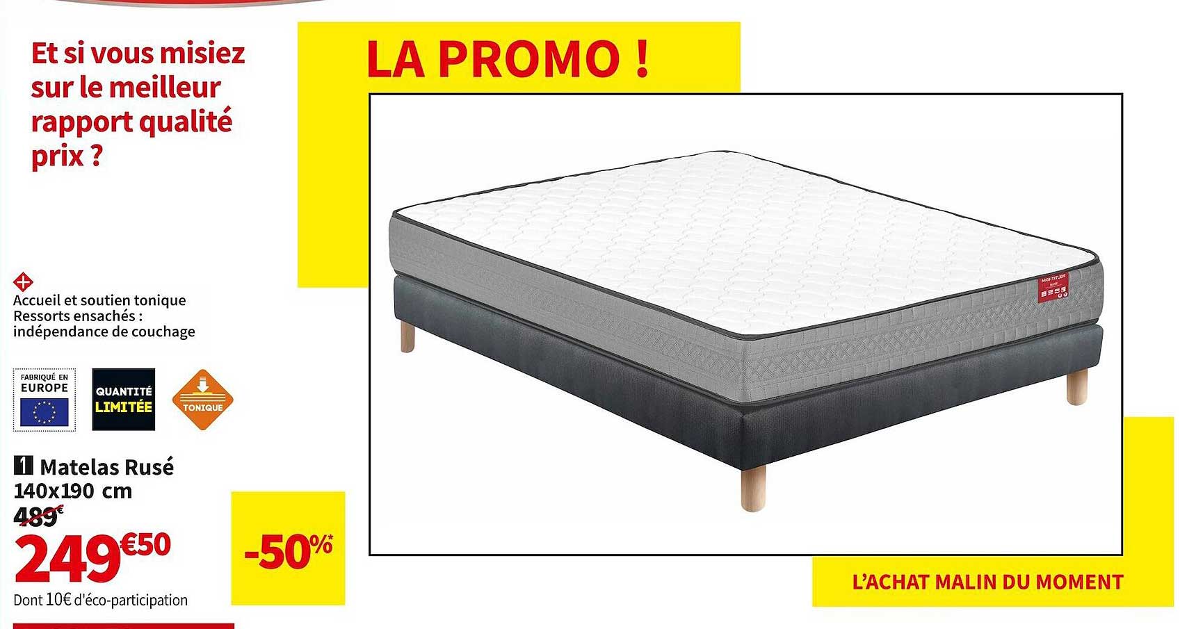 Promo Matelas Rus X Cm Chez Conforama Icatalogue Fr