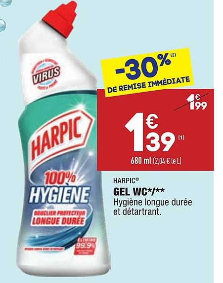 Promo Harpic Gel Wc Chez Aldi ICatalogue Fr