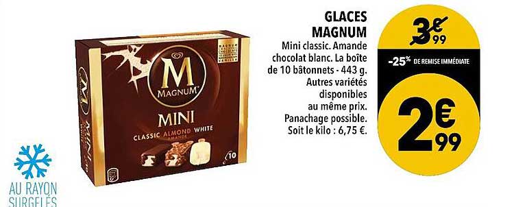 Promo Glaces Magnum Chez Supeco Icatalogue Fr