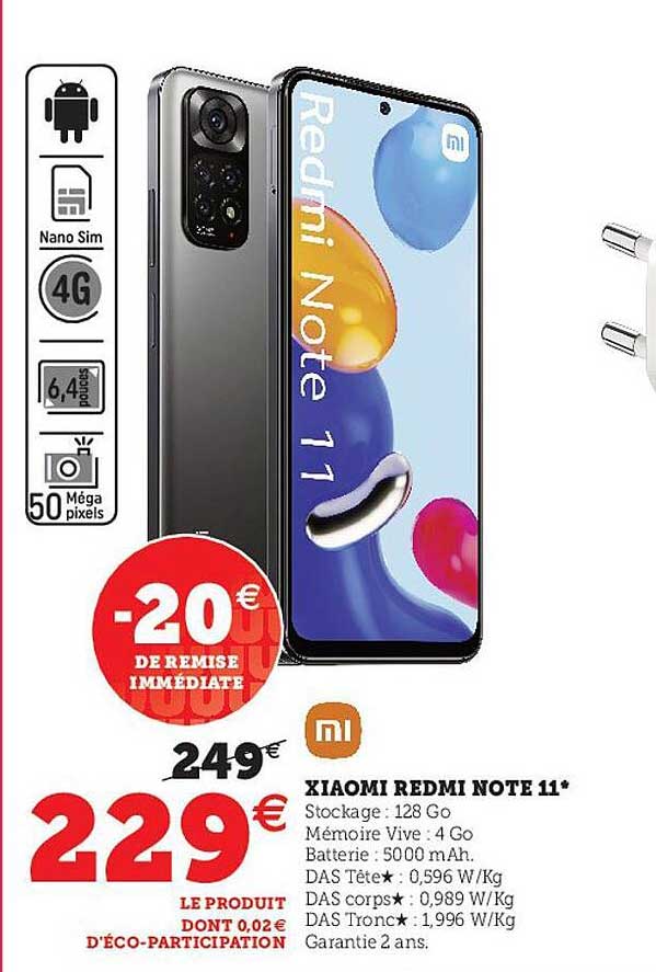 Promo Xiaomi Redmi Note 11 Chez Hyper U ICatalogue Fr