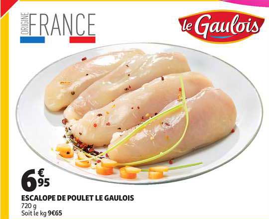 Promo Escalope De Poulet Le Gaulois Chez Auchan Direct Icatalogue Fr