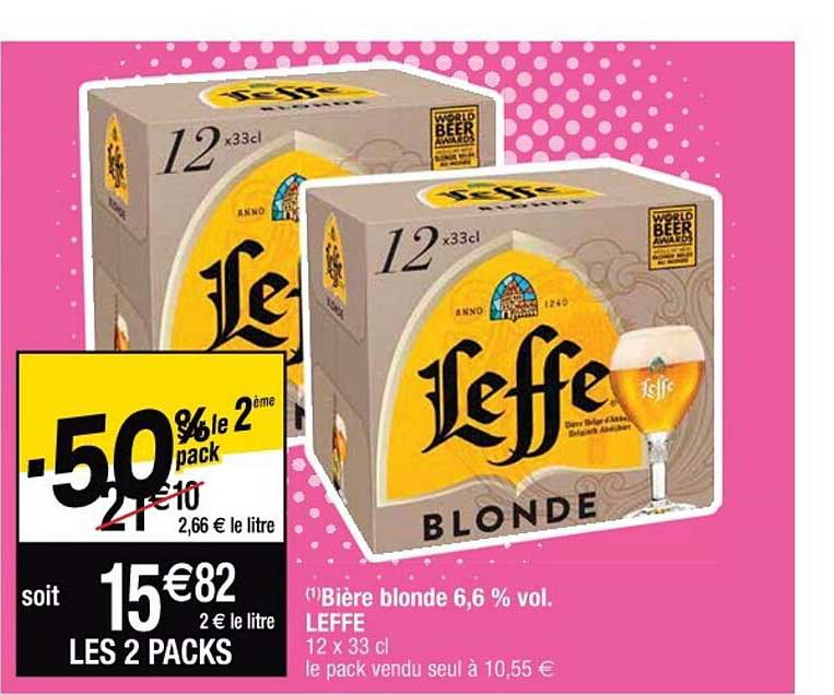 Promo Bi Re Blonde Vol Leffe Chez Cora Icatalogue Fr