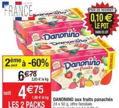 Promo Danonino Aux Fruits Panach S Chez Cora Icatalogue Fr