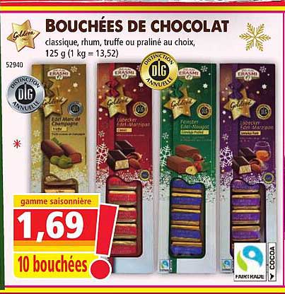 Promo Bouchées De Chocolat chez Norma iCatalogue fr