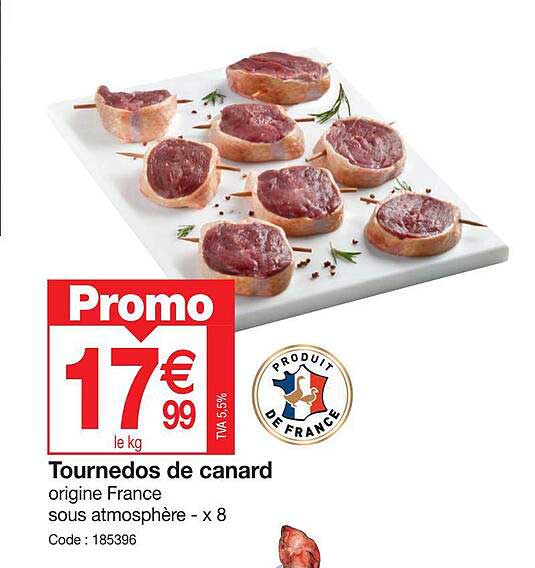 Promo Tournedos De Canard Chez Promocash Icatalogue Fr