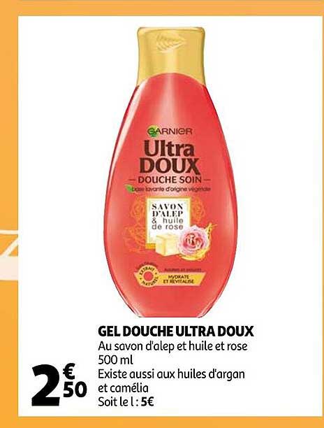 Offre Gel Douche Ultra Doux Chez Auchan