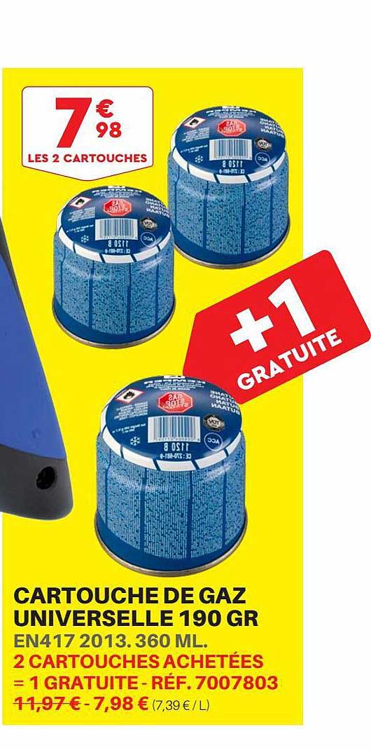 Promo Cartouche De Gaz Universelle 190 Gr Chez Shopix ICatalogue Fr