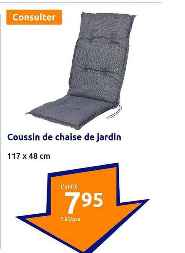 Promo Coussin De Chaise De Jardin Chez Action ICatalogue Fr