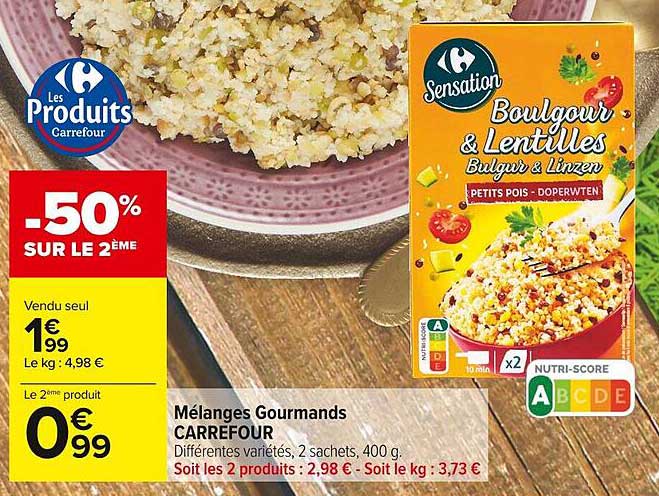 Promo M Langes Gourmands Carrefour Chez Carrefour Market Icatalogue Fr