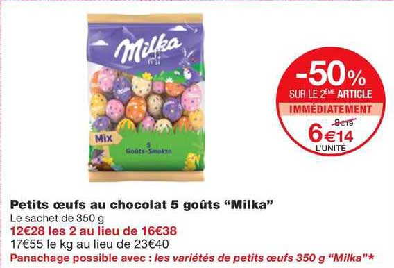 Promo Milka Petits Oeufs En Chocolat Chez Lidl ICatalogue Fr