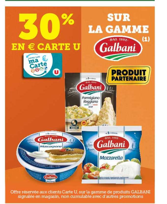 Promo La Gamme Galbani Chez Super U ICatalogue Fr