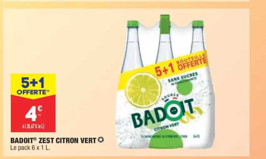 Promo Badoit Zest Citron Vert Chez Aldi Icatalogue Fr