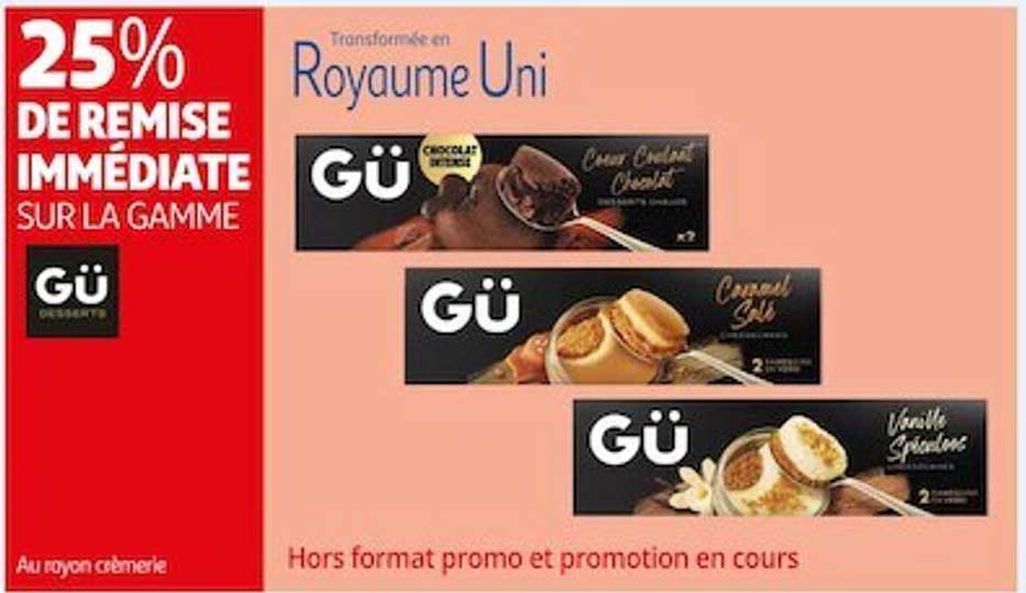 Promo La Gamme Gü chez Auchan iCatalogue fr