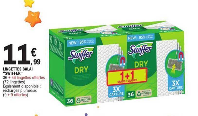 Promo Lingettes Balai Swiffer Chez E Leclerc ICatalogue Fr