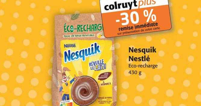 Promo Nesquik Nestl Chez Colruyt Icatalogue Fr