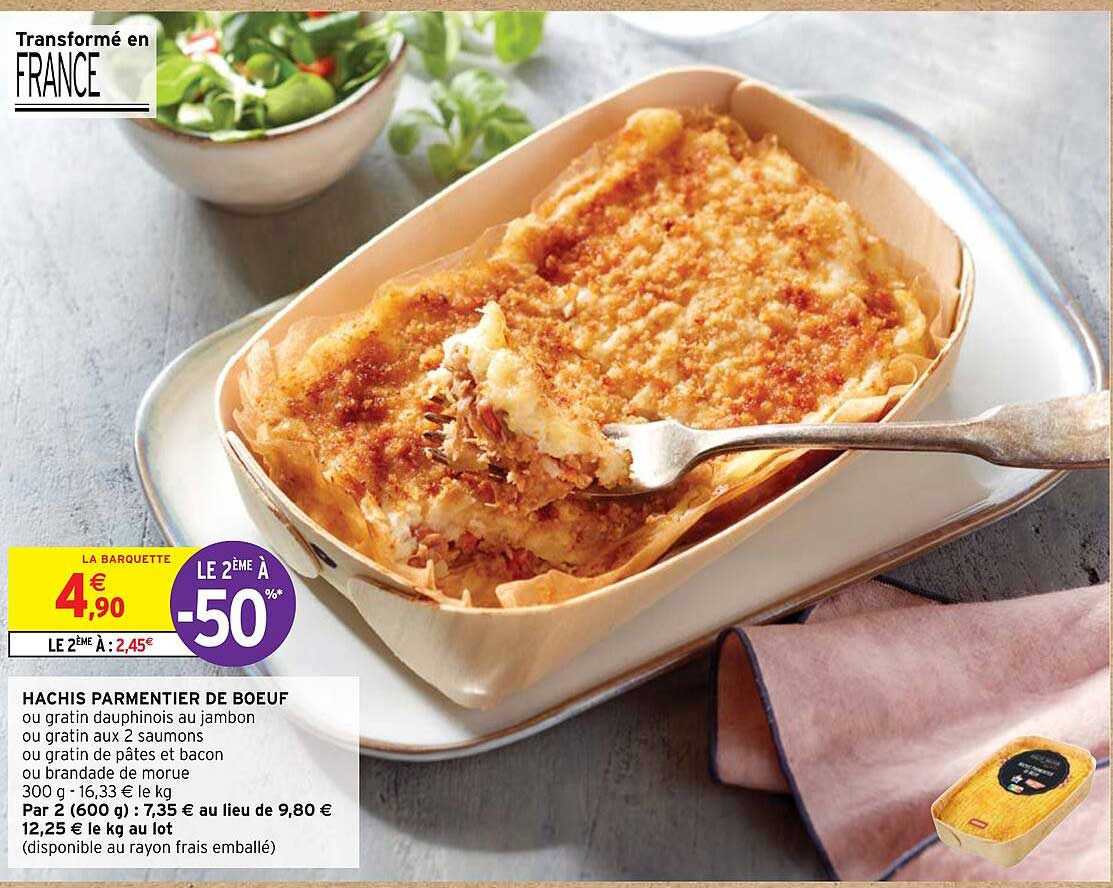 Promo Hachis Parmentier De Bœuf chez Intermarché Express iCatalogue fr