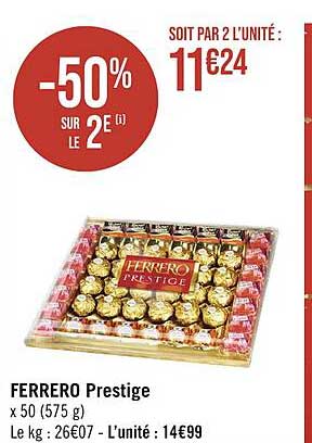 Promo Ferrero Prestige chez Supermarchés iCatalogue fr