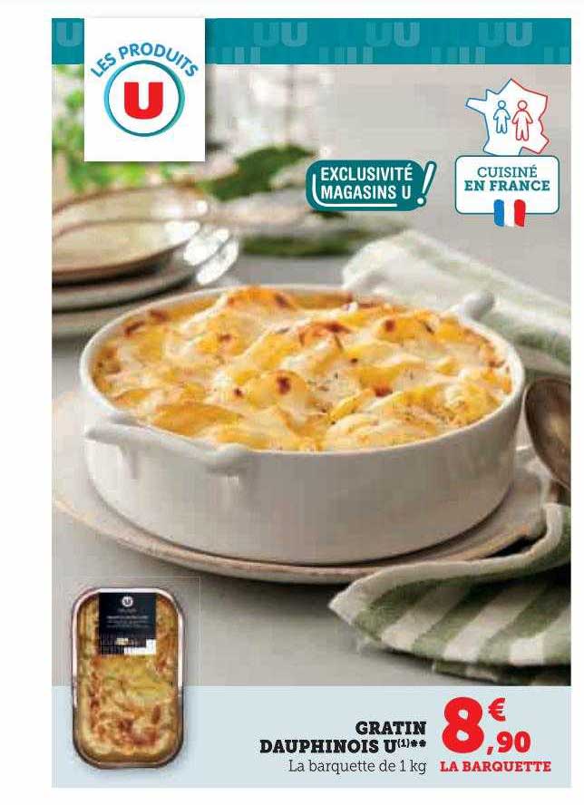 Promo Gratin Dauphinois U Chez Hyper U Icatalogue Fr