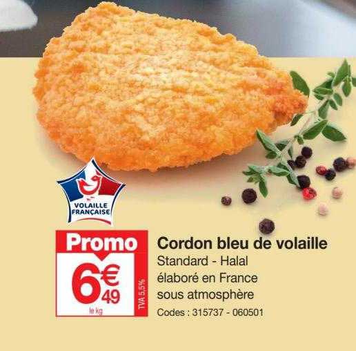 Promo Cordon Bleu De Volaille Chez Promocash Icatalogue Fr