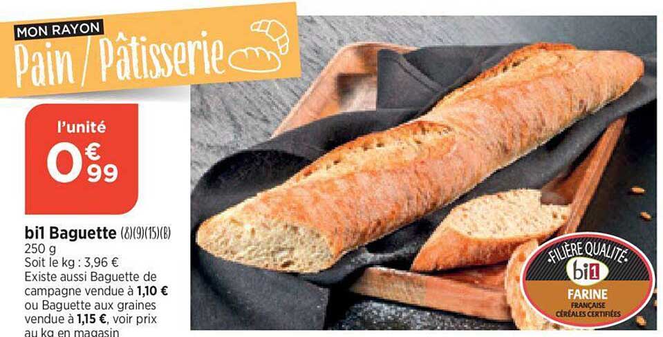 Promo Bi1 Baguette Chez Atac ICatalogue Fr