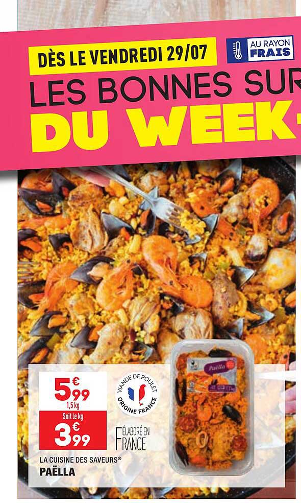 Promo Pa Lla La Cuisine Des Saveurs Chez Aldi Icatalogue Fr