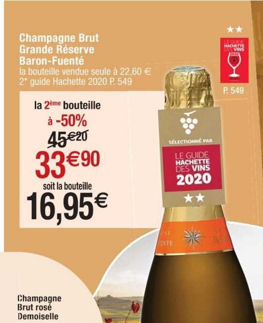 Promo Champagne Brut Grande Réserve Baron fuenté chez Cora iCatalogue fr