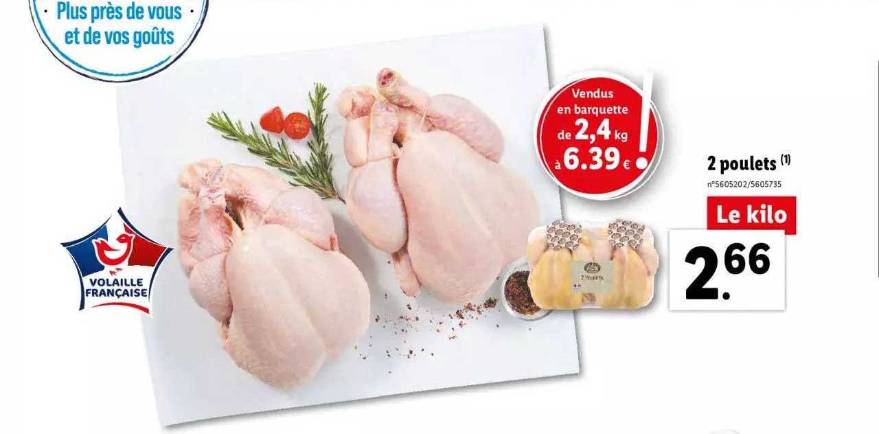 Promo 2 Poulets Chez Lidl ICatalogue Fr