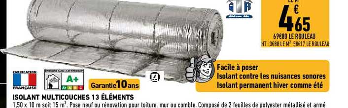 Promo Isolant Multicouches L Ments Chez Brico Cash Icatalogue Fr