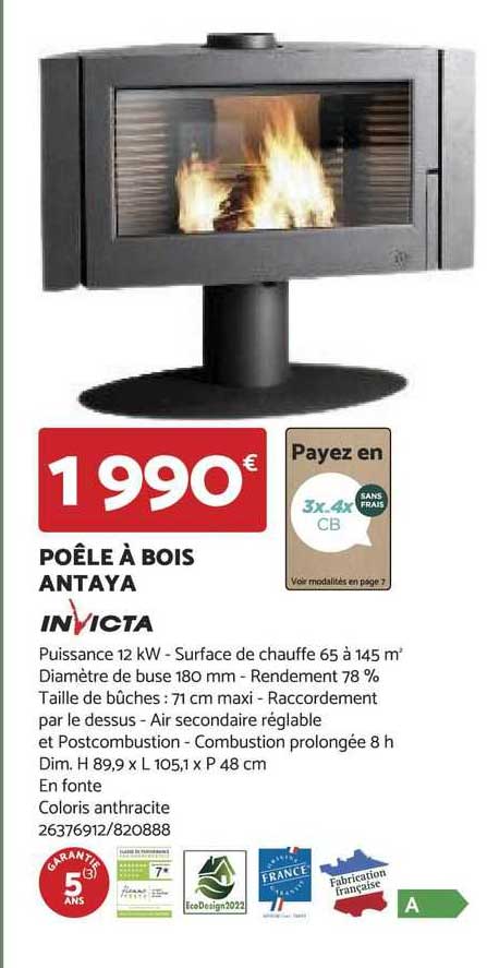 Promo Po Le Bois Antaya Invicta Chez Bricomarch Icatalogue Fr