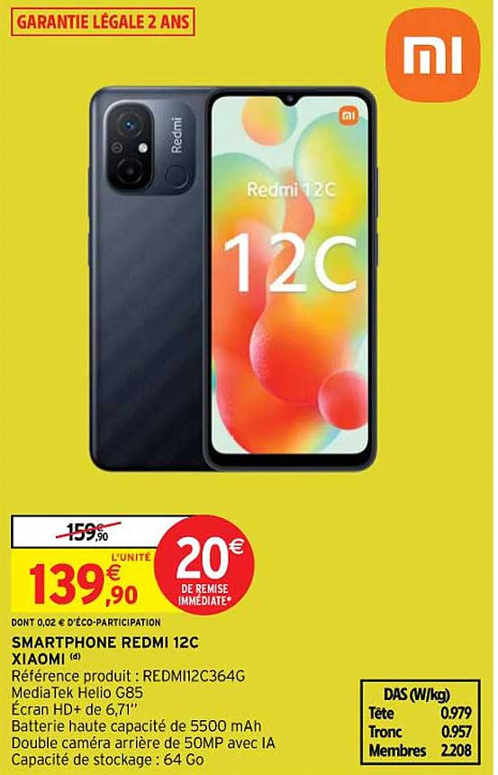 Promo Smartphone Redmi C Xiaomi Chez Intermarch Hyper Icatalogue Fr