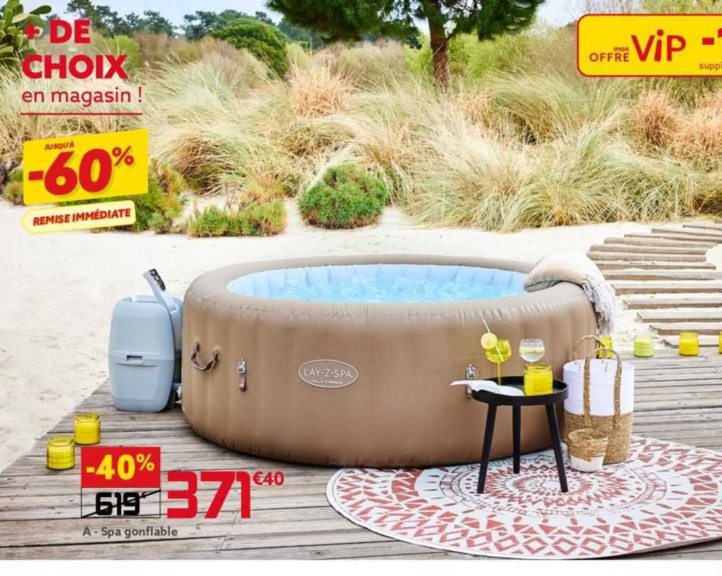 Promo Spa Gonflable Chez Gifi Icatalogue Fr